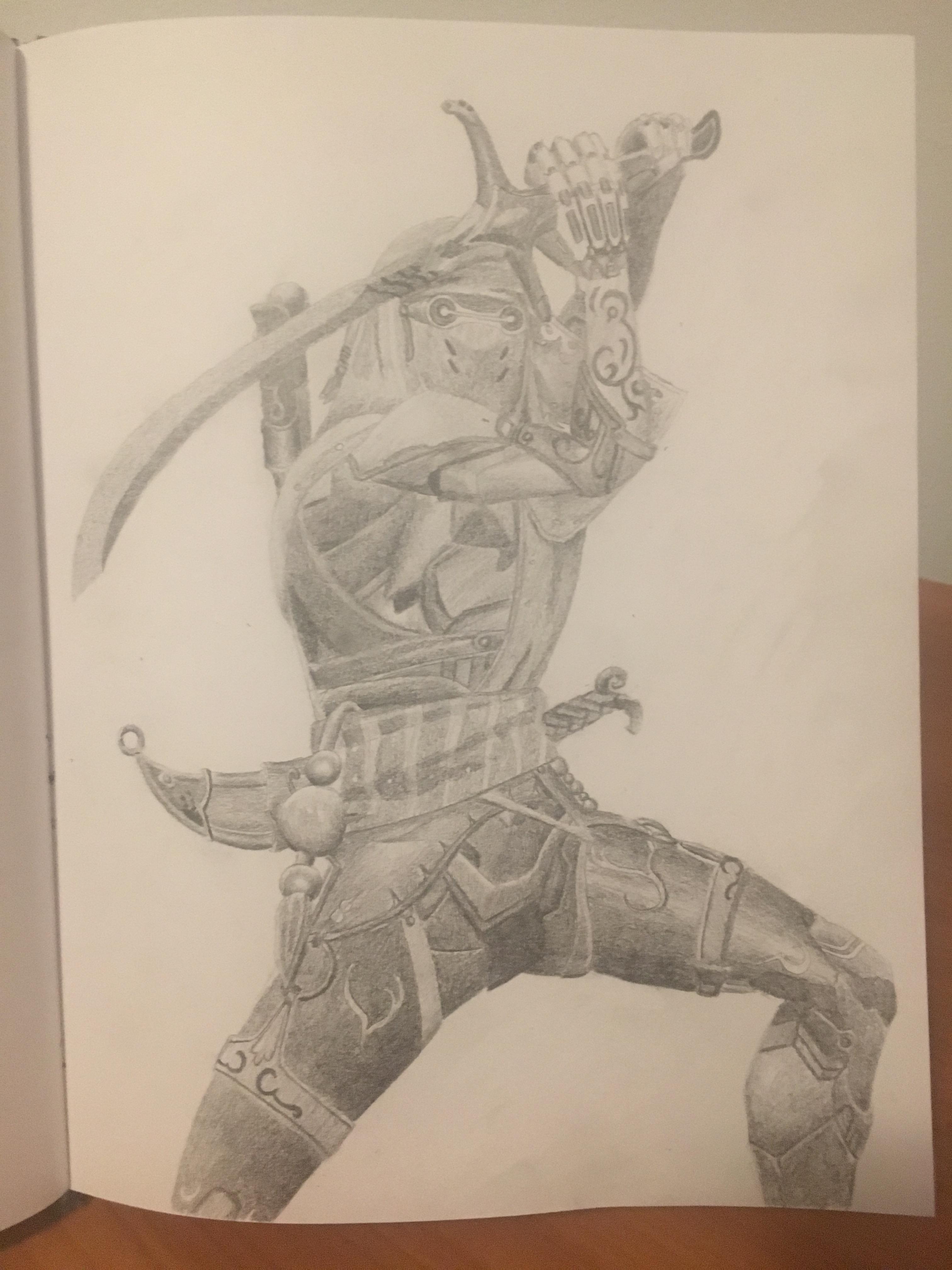 3024x4032 genji nomad skin drawing - Skin Drawing