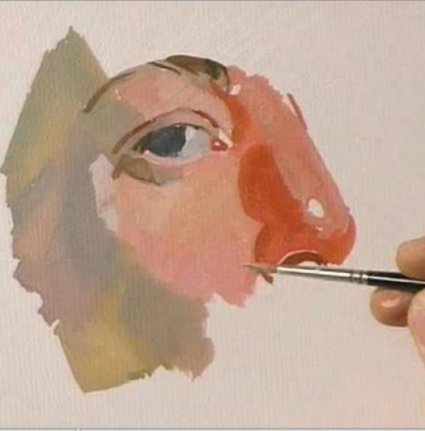 600x608 Video Download Drawing Painting People With John Raynes - Skin Drawing