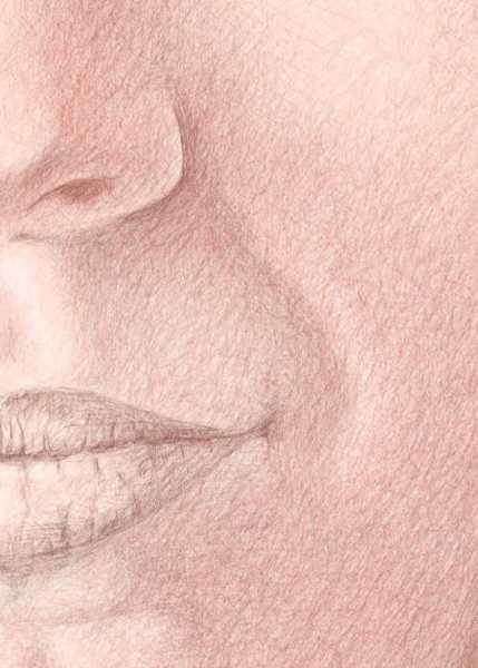 429x600 Color Pencil Portraits - Skin Drawing