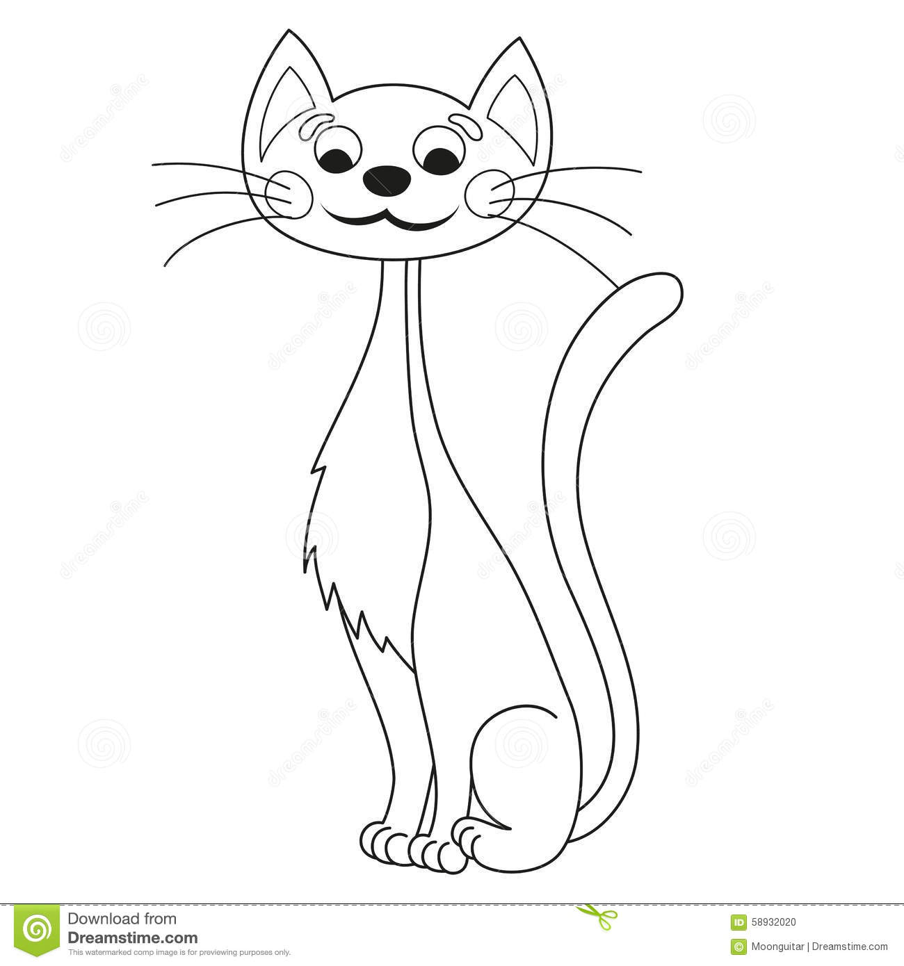1300x1390 thin cat png library library - Skinny Cat Drawing