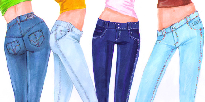 660x330 How To Draw Jeans I Draw Fashion - Skinny Jeans Drawing