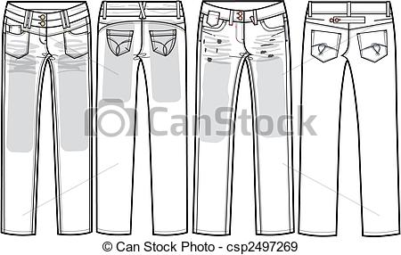 Skinny Jeans Drawing at PaintingValley.com | Explore collection of ...