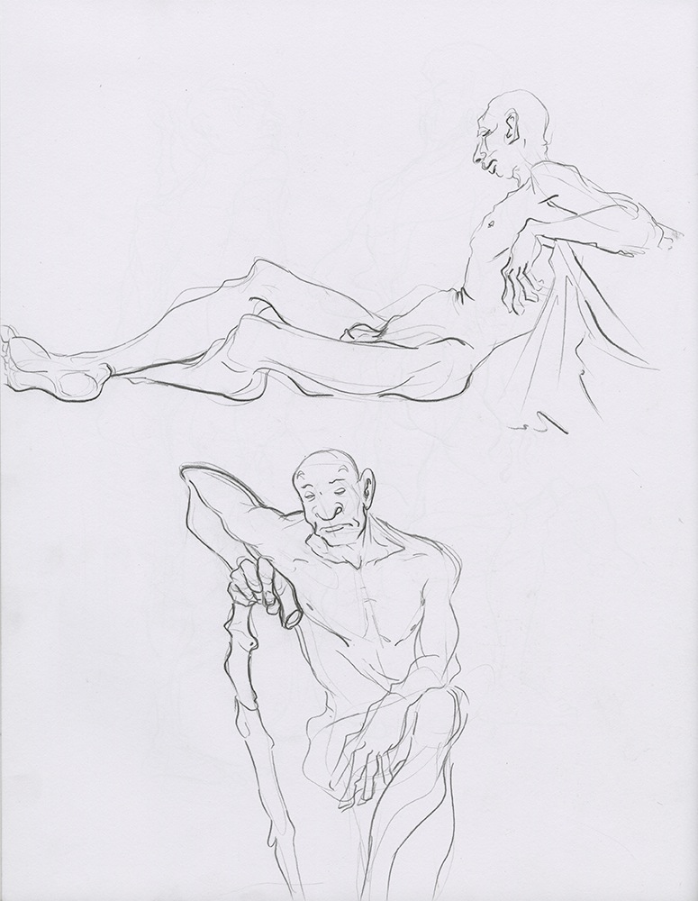 775x1000 life drawing long, skinny, and distinctive man gmo and gluten free - Skinny Man Drawing