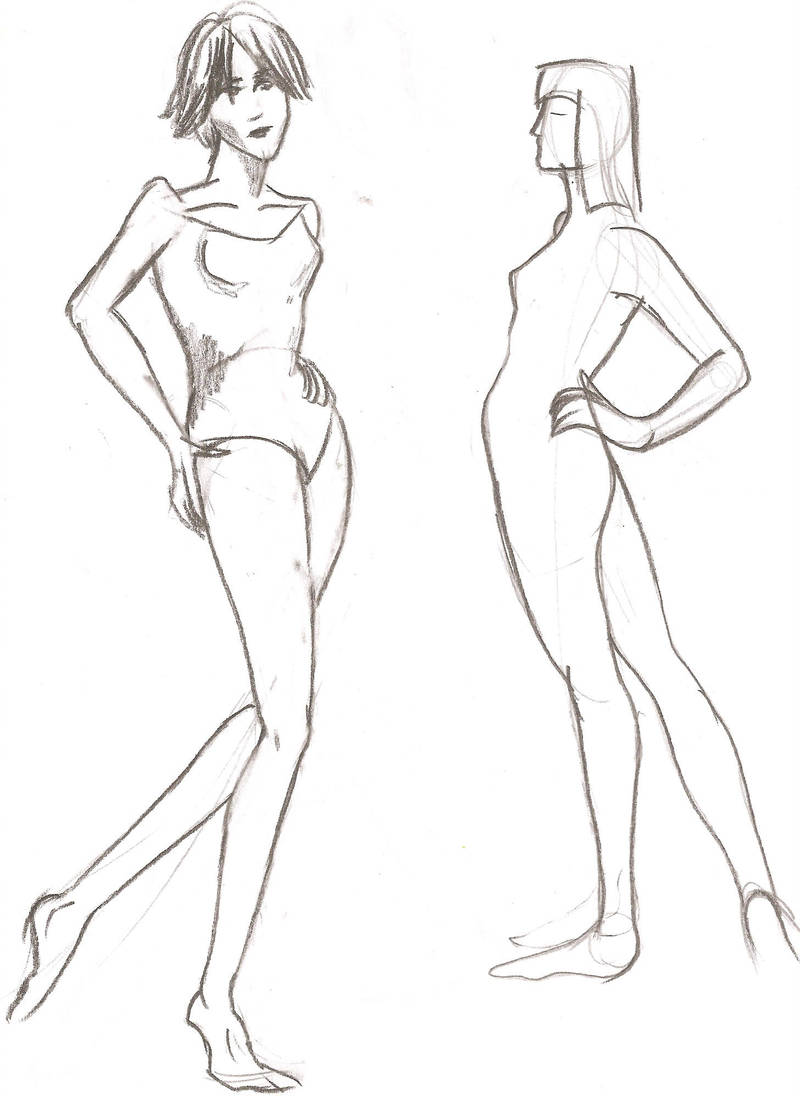 800x1096 skinny person line drawing - Skinny Person Drawing