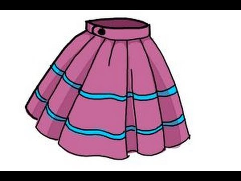 480x360 How To Draw A Skirt - Skirt Drawing
