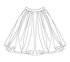 236x208 best different skirt styles images dress patterns, skirt - Skirt Drawing