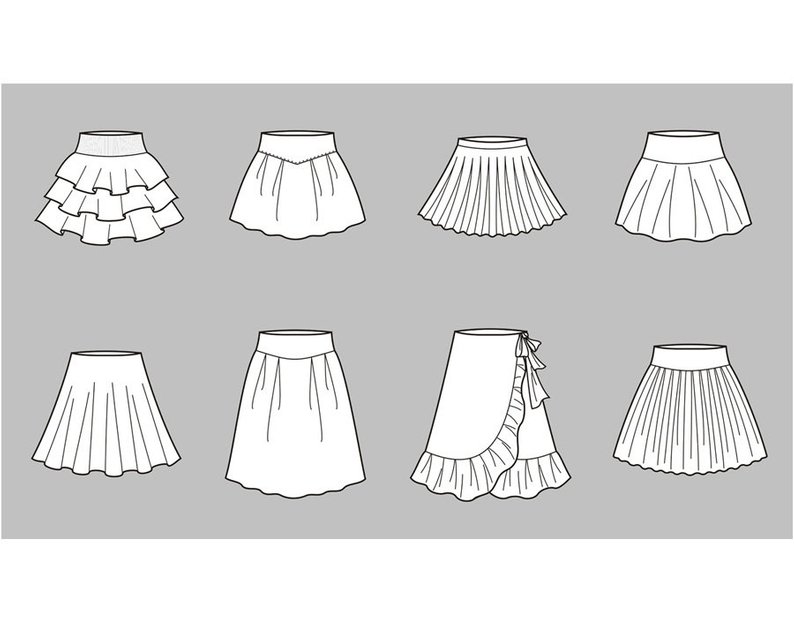 Sketch Of A Skirt