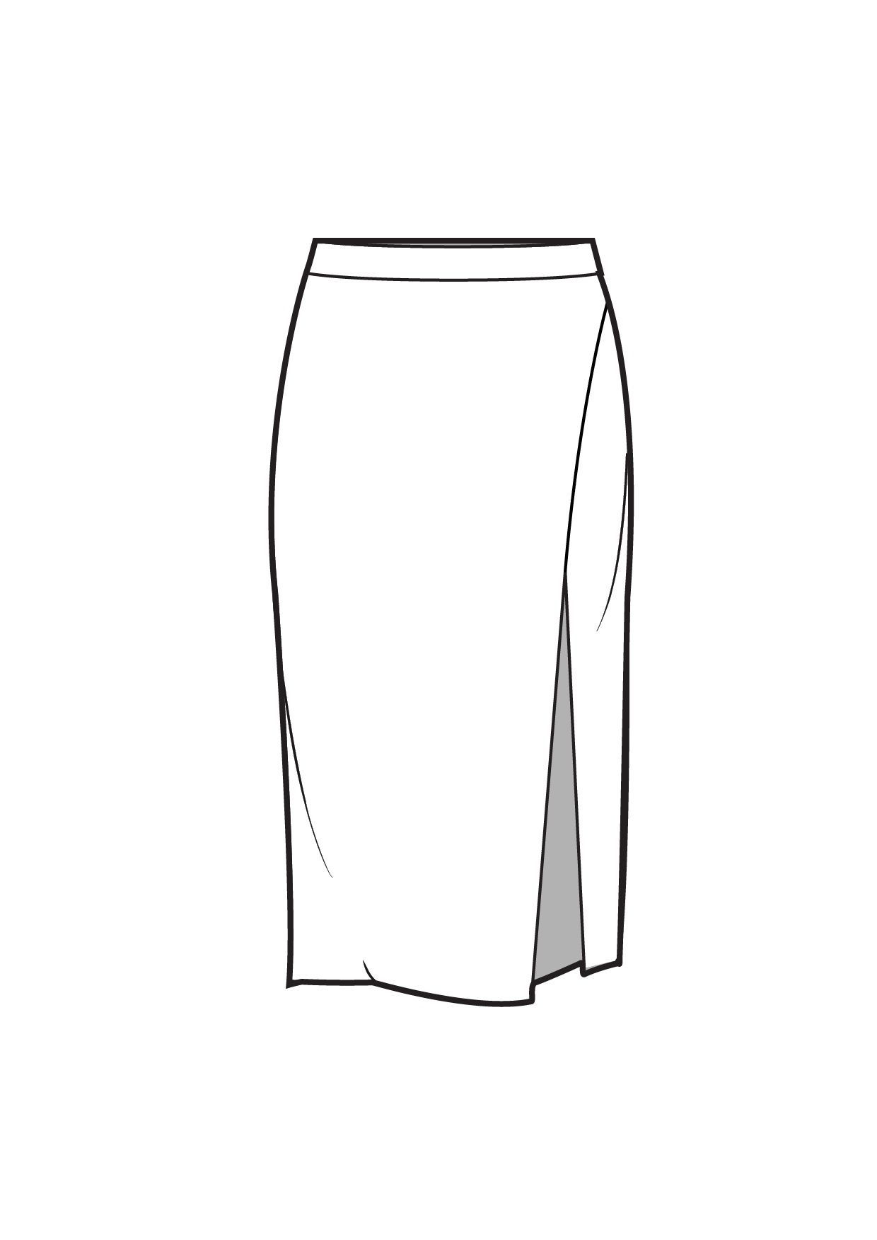 1240x1752 slashed skirt flats in fashion sketches - Skirt Flat Drawing