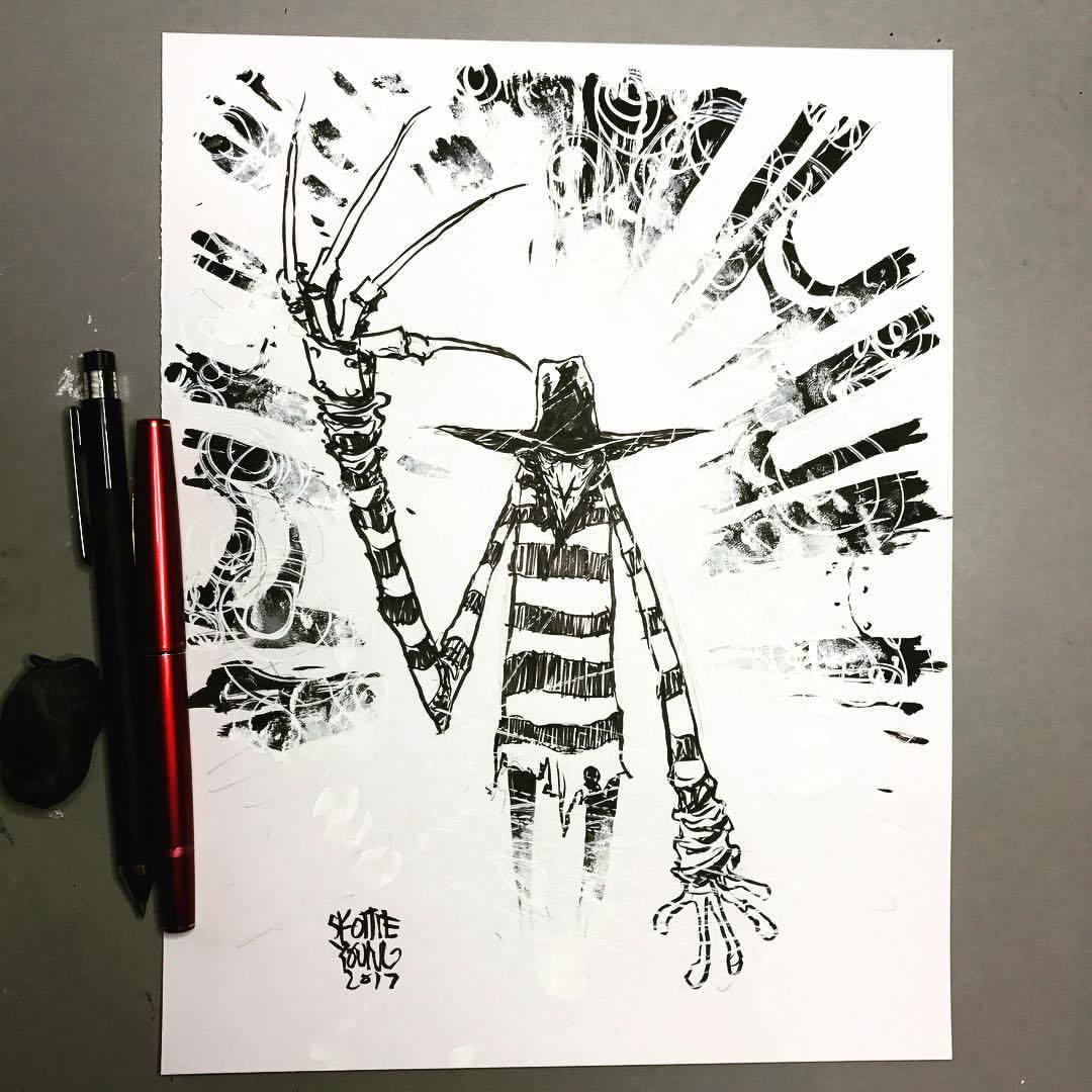 1080x1080 inktober spotlight skottie young smash pages - Skottie Young Drawings