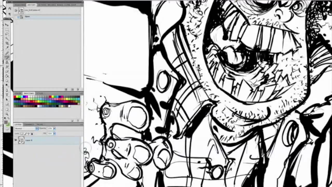 1280x720 skottie young evil cabbie illustration - Skottie Young Drawings