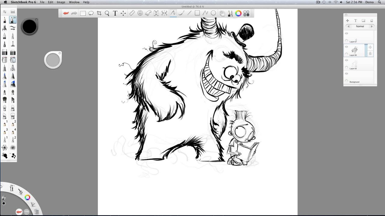1280x720 skottie young sketching with sketchbook pro - Skottie Young Drawings
