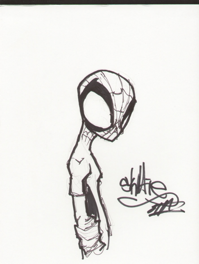 755x1000 skottie young spiderman, in randy wade's sketches and drawings - Skottie Young Drawings