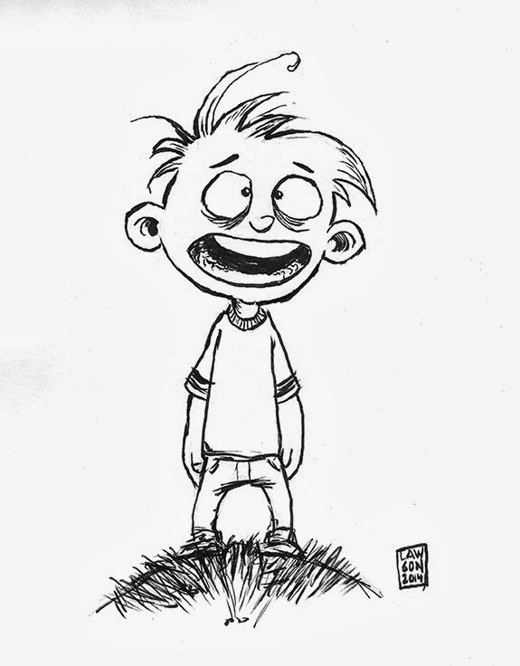 575x736 stephen lawson's drawing on inspiration ink practice - Skottie Young Drawings