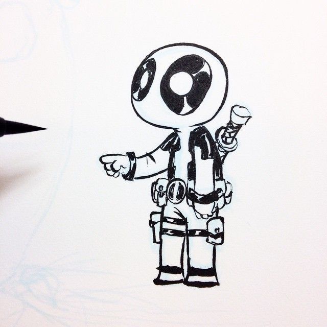640x640 skottie young deadpool drawings - Skottie Young Drawings