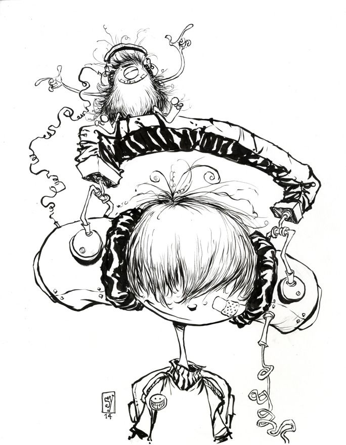 684x880 art - Skottie Young Drawings