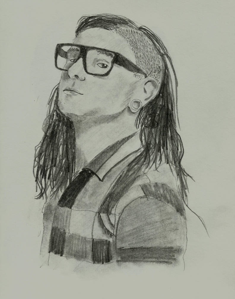 792x1009 Skrillex Drawing! - Skrillex Drawing