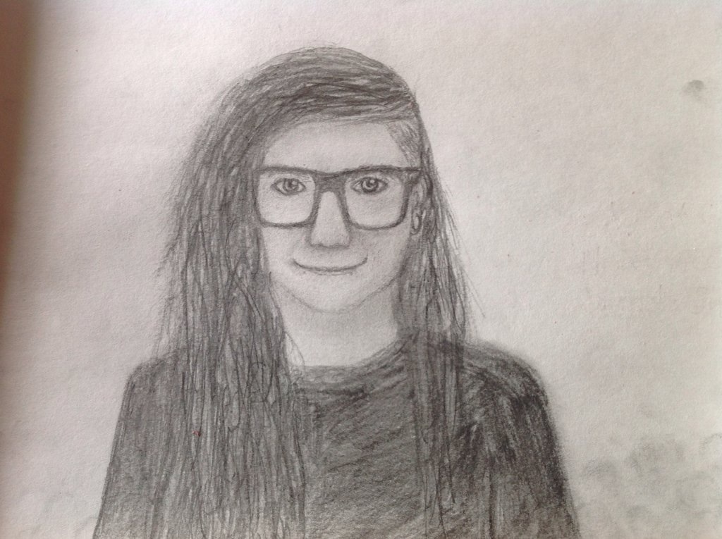 1024x765 Skrillex Images My Drawing Of Skrillex Hd Wallpaper And Background - Skrillex Drawing