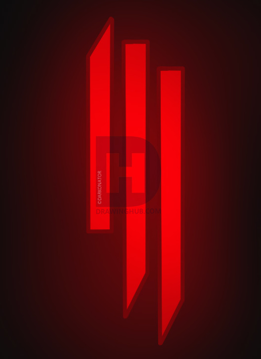 523x720 how to draw skrillex logo, skrillex logo, step - Skrillex Logo Drawing