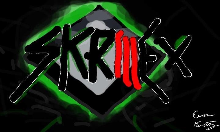 720x432 Digital Drawing Of Skrillex Logo - Skrillex Logo Drawing