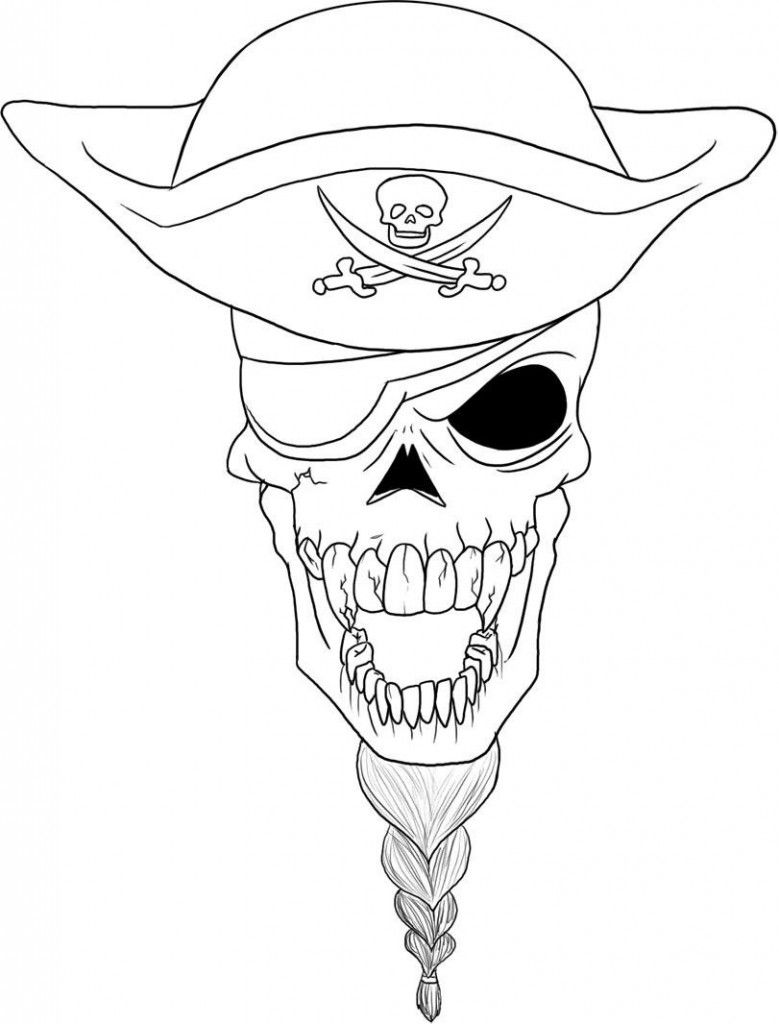779x1024 Skull And Bones Coloring Pages Printable Coloring - Skull And Bones Drawing