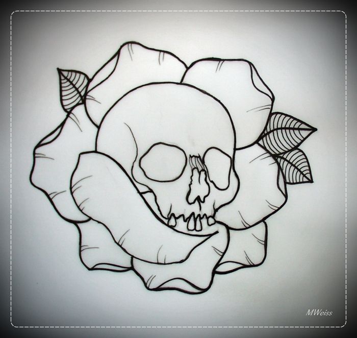 Easy Skull Tattoo Tattoo Ideas Drawings