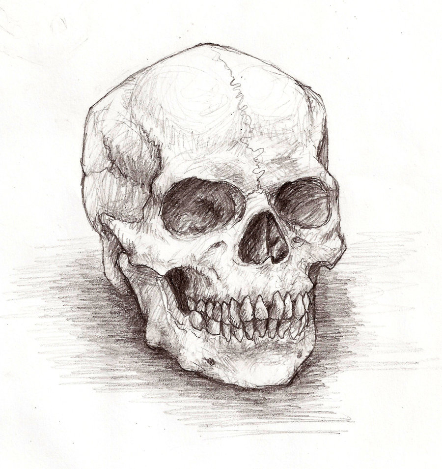 900x954 Skull Art Drawings Group With Items - Skull Art Drawings