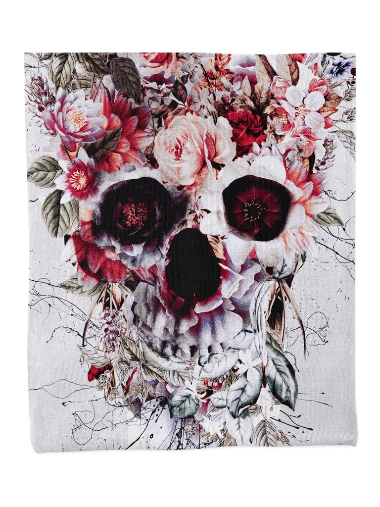 768x1024 floral skull bandana mask - Skull Bandana Drawing