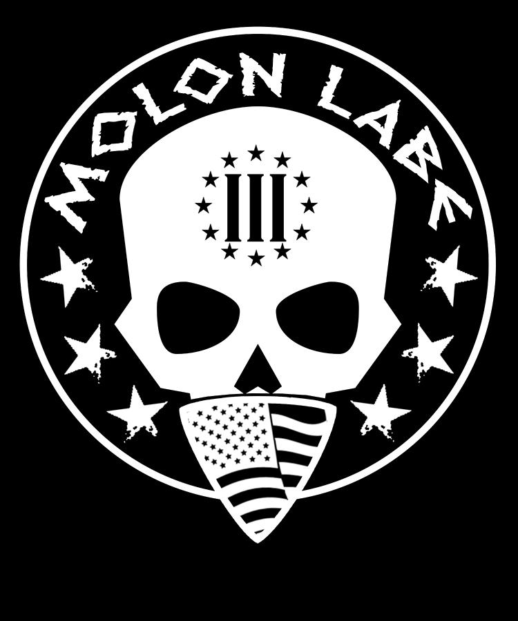750x900 molon labe three percenter skull bandana digital art - Skull Bandana Drawing