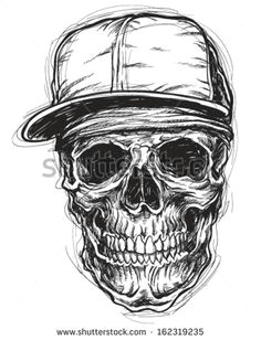 236x308 skull drawing with bandana best badass drawings images - Skull Bandana Drawing