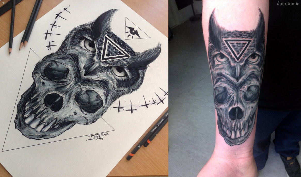 1166x685 Skull Drawings - Skull Clock Drawing