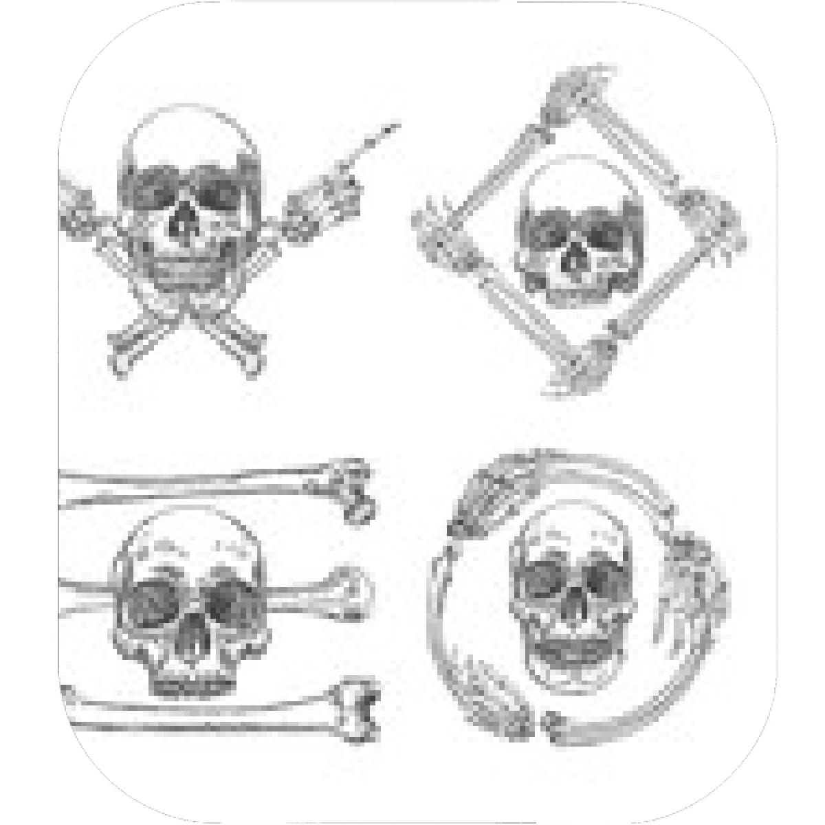 1200x1200 Designs Mein Mousepad Design Mousepad Selbst Designen - Skull Crossbones Drawing