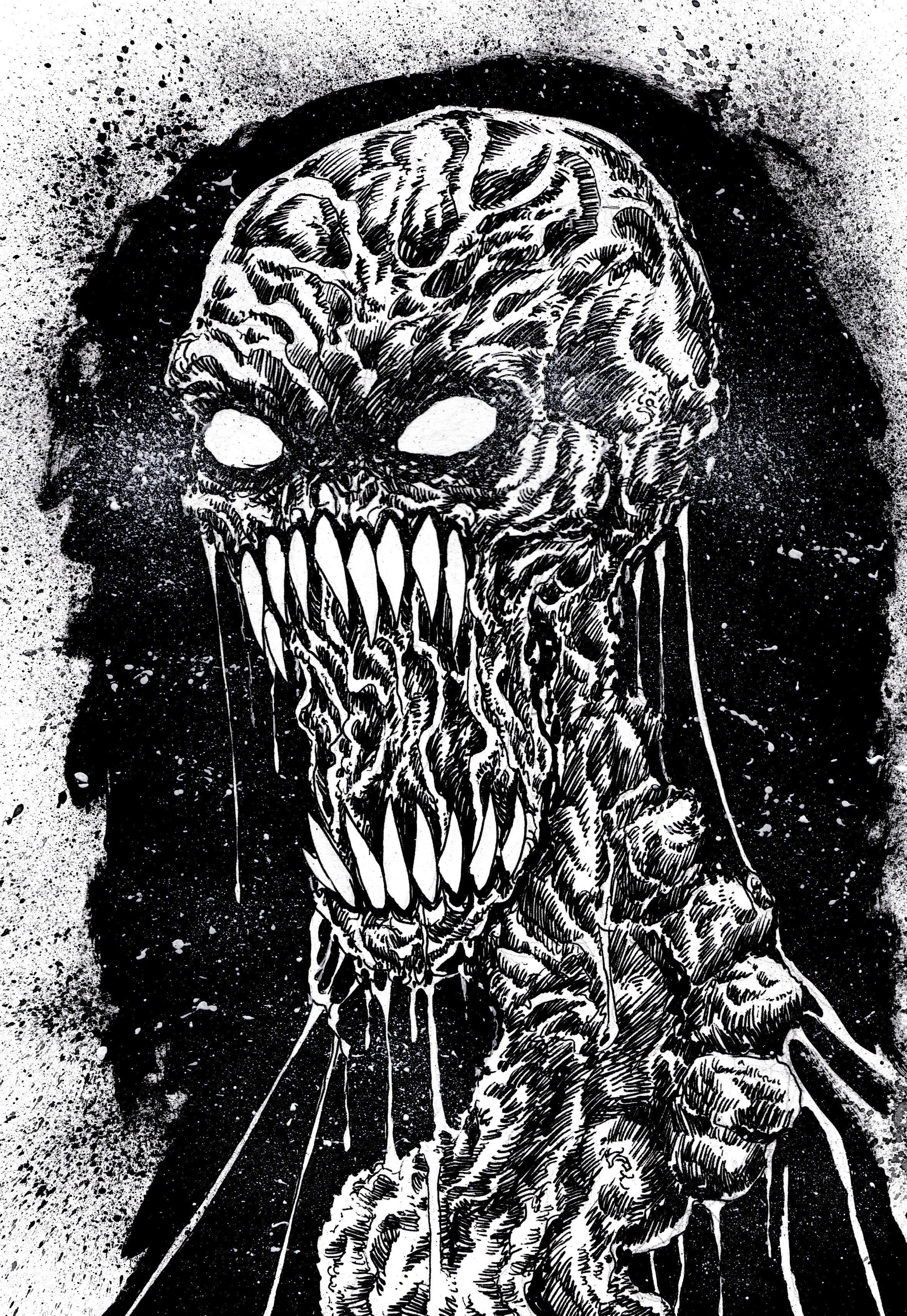 2361x3426 Sketch Cool Skull - Skull Drawing Art