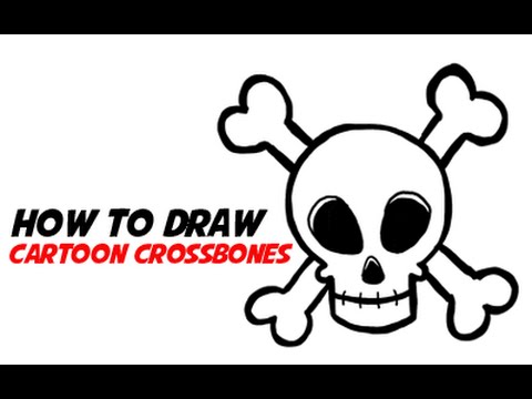 480x360 How To Draw A Simple Cartoon Skull Of Step - Skull Drawing Cartoon