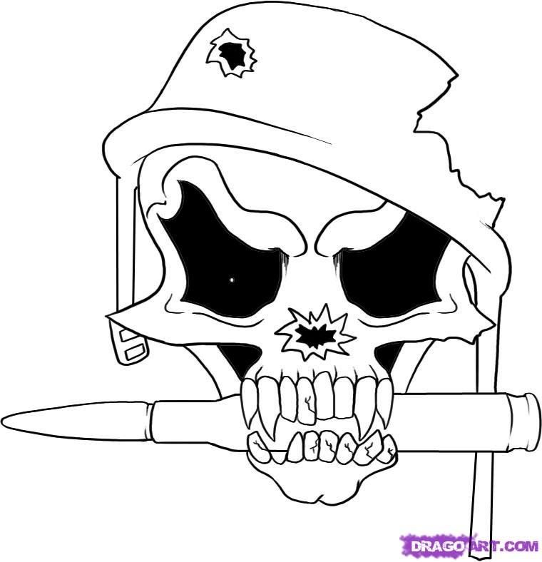760x788 cool cartoon drawings skulls and heads we love them, but why - Skull Drawing Cartoon