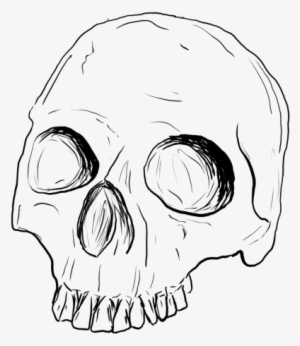 300x346 Skull Drawing Png, Transparent Skull Drawing Png Image Free - Skull Drawing Easy