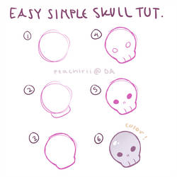 250x250 Tutorial Skull On Drawing Tutorial - Skull Drawing Easy