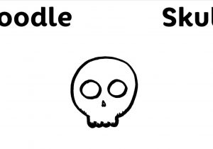 300x210 How To Draw An Easy Step - Skull Drawing Easy