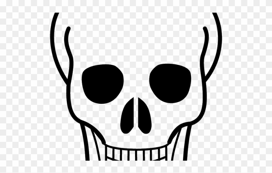 880x561 Day Of The Dead Clipart Skull Shape - Skull Drawing Easy