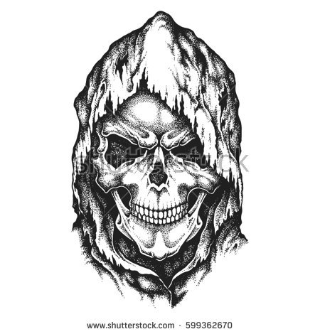 450x470 Skull Drawing Images Group With Items - Skull Drawing Pics