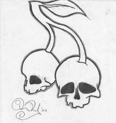 236x250 Cool Drawing Of Skulls - Skull Drawing Pics