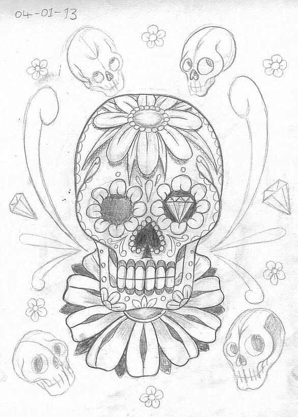 585x819 Skull Drawing Reference - Skull Drawing Reference