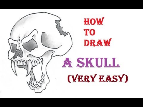 480x360 How To Draw Skulls Easy Step - Skull Drawing Step By Step