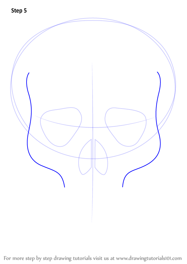 598x844 Learn How To Draw Skull Easy - Skull Drawing Step By Step