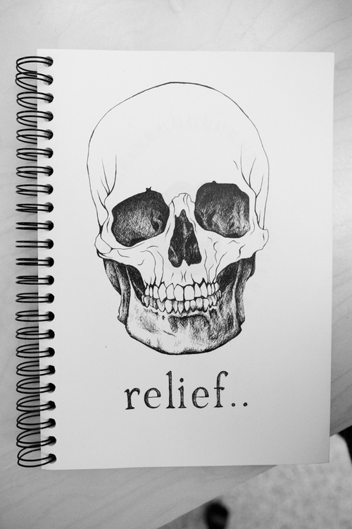 500x750 Skull Drawing Tumblr Uploaded - Skull Drawing Tumblr