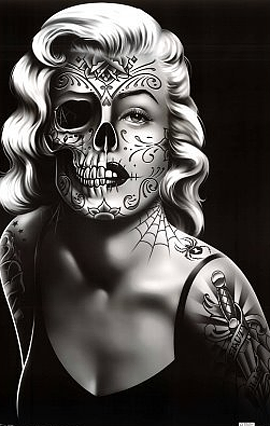 550x866 skull face drawing pictures, photos, and images for facebook - Skull Face Drawing