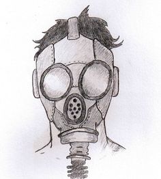 236x262 pictures drawing gas masks - Skull Gas Mask Drawing