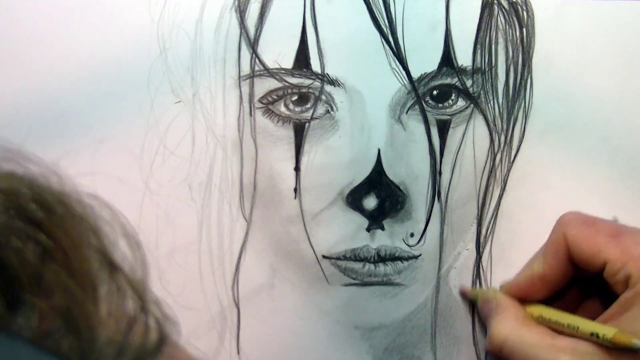 1280x720 Sugar Skull Girl Drawing Tutorial - Skull Girl Drawing