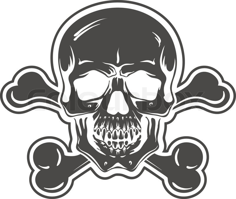 800x675 Cartoon Vector Skull Hand Drawn Stock Vector Colourbox - Skull Hand Drawing