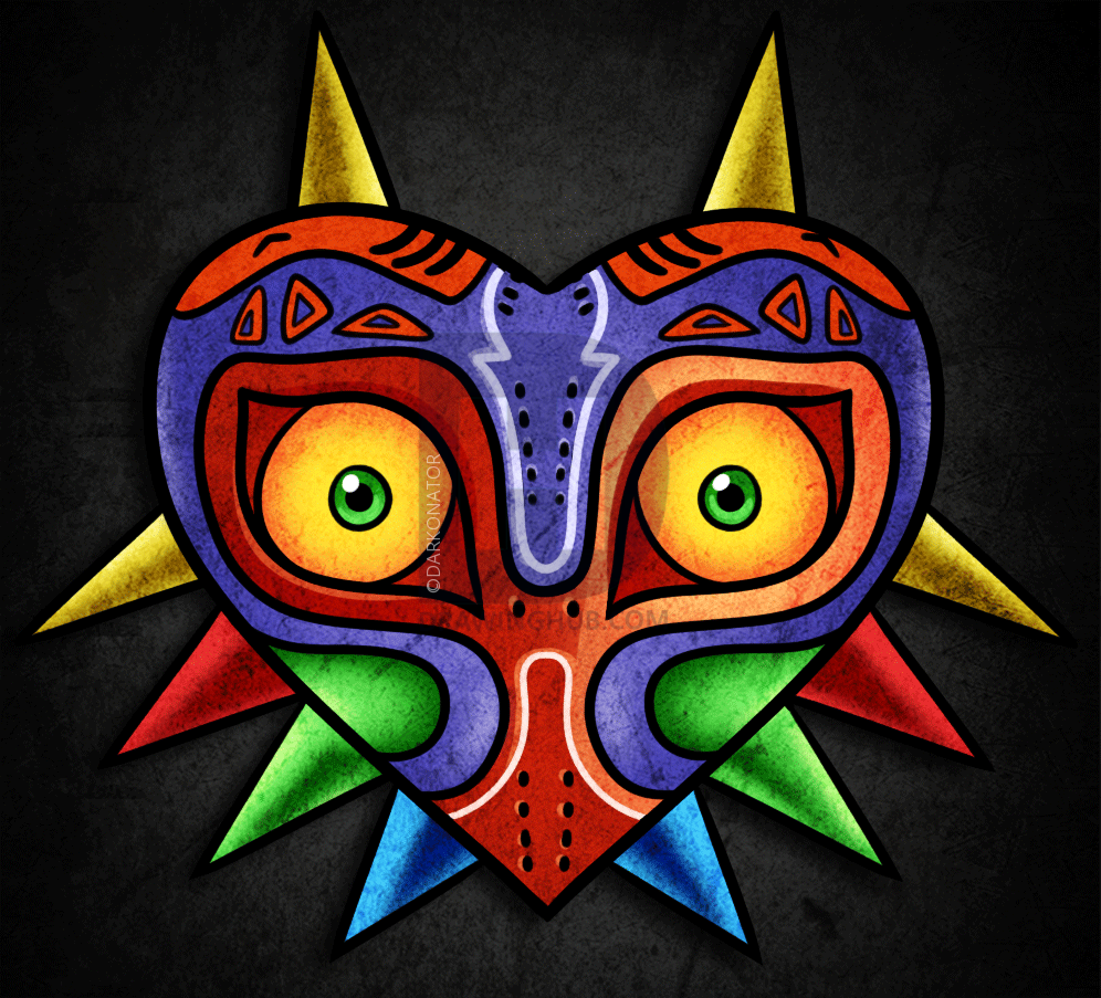 996x903 how to draw skull kid easy, step - Skull Kid Drawing