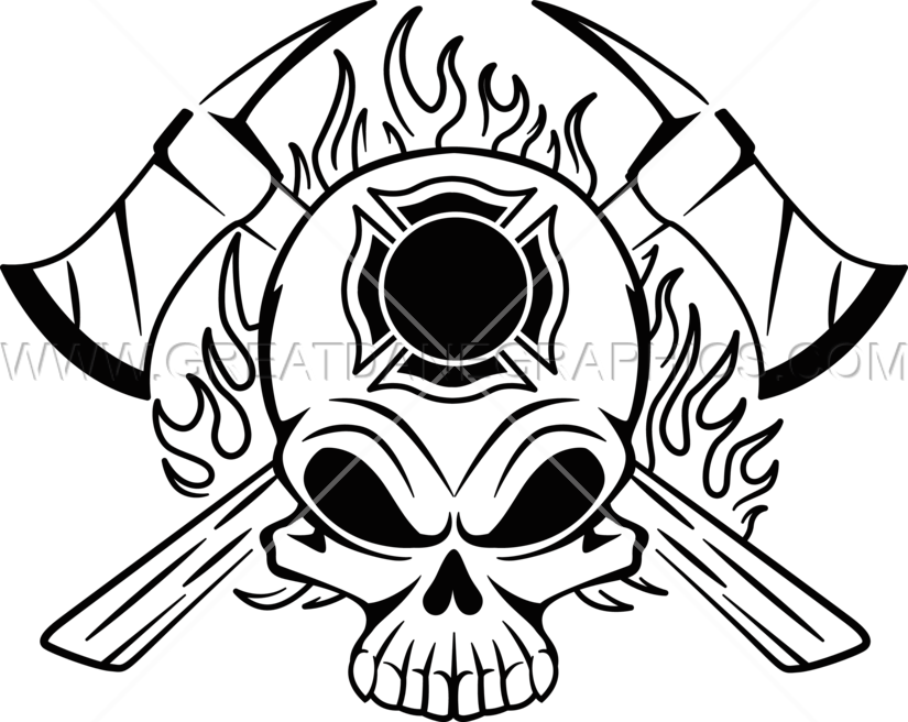 825x656 Skull Drawing Fire For Free Download - Skull On Fire Drawing